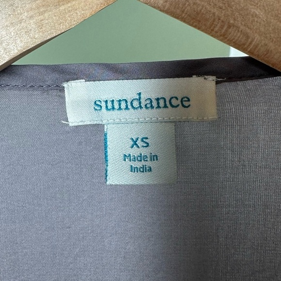 Sundance Embroidered Boho V Neck Top XS - Picture 4 of 7